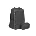 LAPTOP BACKPACK NATEC KUDU PLUS WITH ORGANIZER BLACK 15.6" 16 L