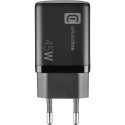 Mobiili laadija Cellular Line USB A / USB C, 45W