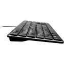 RIVA Slim Metal Scissor Keyboard, black - NC Layout