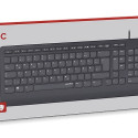 HI-GENIC Antibacterial Keyboard, black - DE Layout
