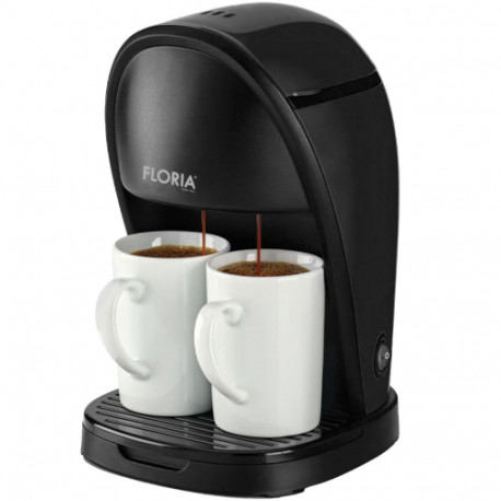 Floria ZLN9297 coffee maker with two cups 0.25L 450W