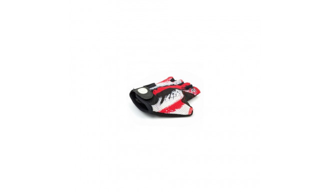 Author Gloves Junior X6 s/f, L, Red/white/black