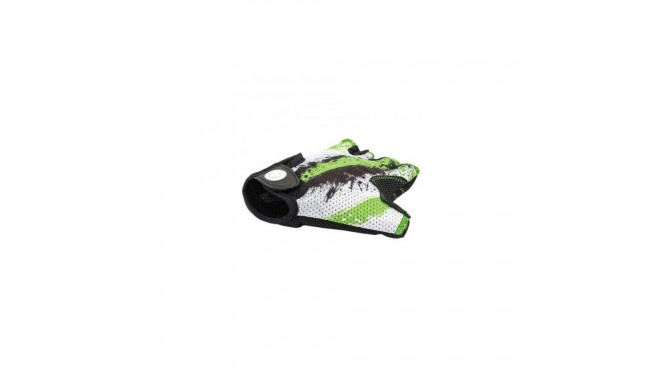 Author Gloves Junior X6 s/f, S, Green/white/black