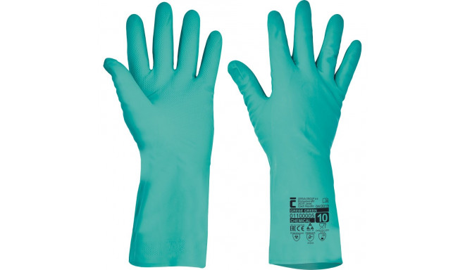 Cerva Grebe nitriil kaitsekindad 10