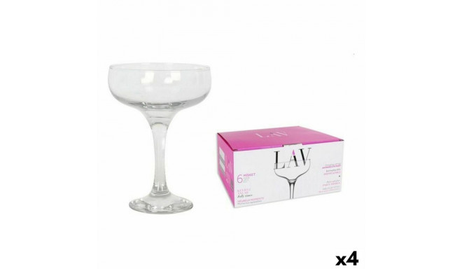 Šampanja ja vahuveini madal klaas LAV Misket Kristall 235 cc champagne (4 Ühikut)