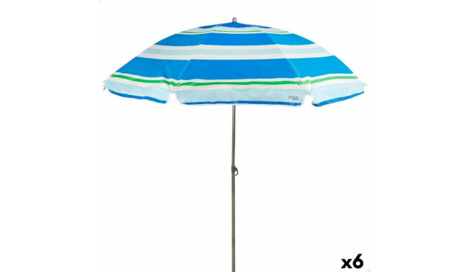 Umbrella Aktive Blue Red Ø 200 cm 200 x 196 x 200 cm UV50 (6 Units)