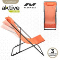 Reguleeritav lamamistool Aktive Oranž 53 x 87 x 78 cm (4 Ühikut)