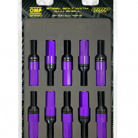 Винтовой комплект OMP OMPS09971211 28 mm Фиолетовый M12 x 1,25