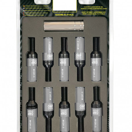 Винтовой комплект OMP OMPS09981204 28 mm Серый M12 x 1,50
