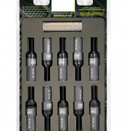 Винтовой комплект OMP OMPS09971402 28 mm Серебряный M14 x 1,25