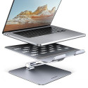 Axagon STND-LQ laptop stand Grey 40.6 cm (16&quot;)