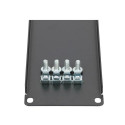 Extralink Front Blank Panel 2U 19&quot; Black