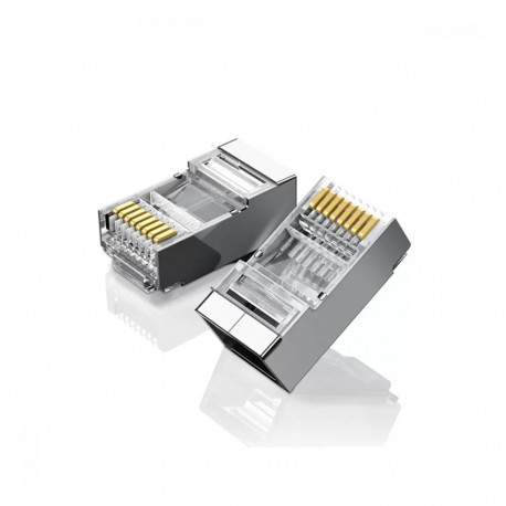 Võrgupistik RJ45 (8P8C) CAT6 STP täis- ja kihtkaablile (100 tk)