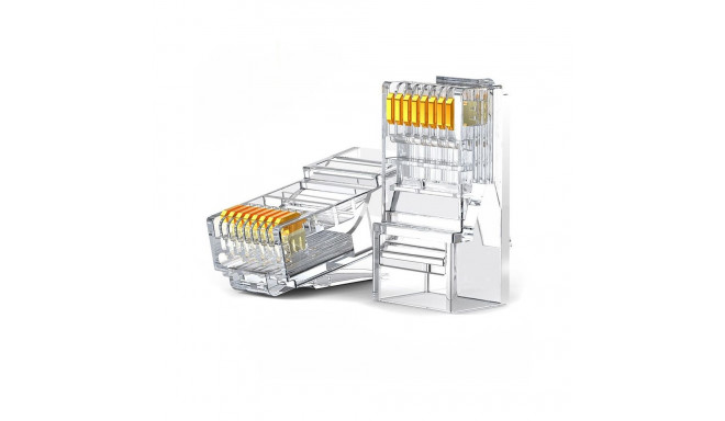 Võrgupistik RJ45 (8P8C) CAT6 UTP täis- ja kihtkaablile (100 tk)