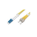 DIGITUS Fiber Optic Patch Cord, LC to ST Singlemode 09/125 µ, Duplex Length 1m