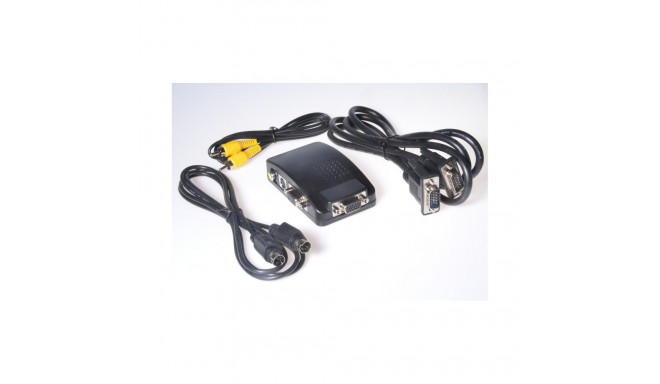 PremiumCord active convertor s-video/cinch to VGA (DB15F)