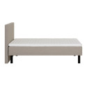 Couch LANDE 120x200cm, with headboard, beige