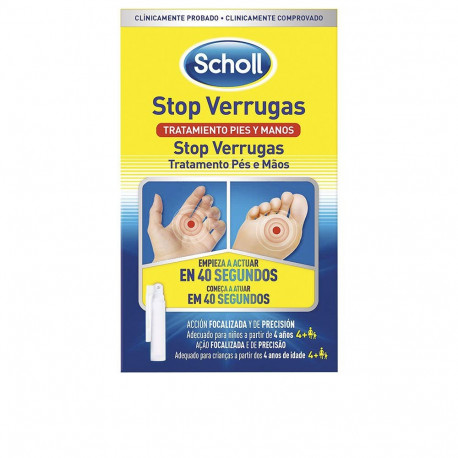 SCHOLL STOP VERRUGAS tratamiento de crioterápia 80 ml