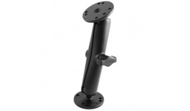 RAM B SIZE 1" BALL ON 2.5" ROUND PLATES WITH AMPS HOLE PATTERN, LONG LENGTH DOUBLE SOCKET ARM