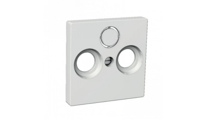 SCHNEIDER ELECTRIC CENTRAL PLATE R+TV+SAT WHITE