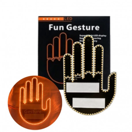 Wooco Car Interactive Gesture LED Palm with Remote Control