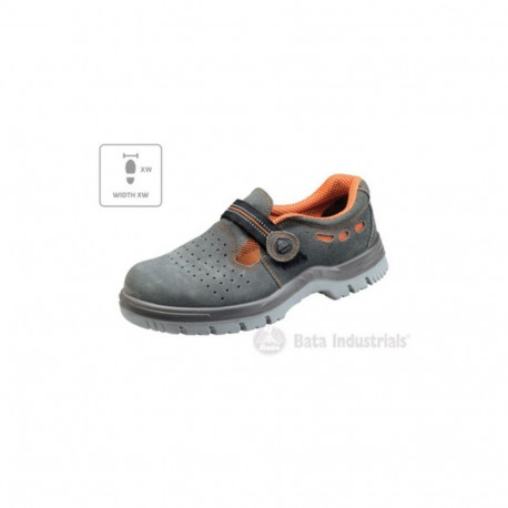 Bata Industrials Riga XW U MLI-B22B3 sandals, dark gray (39)