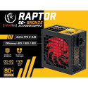 The power supply ATX RAP TOR,600W,BRONZE 80+,Sin