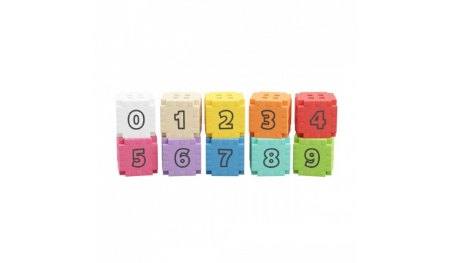 Blocks Mini Waffle Edu - Math cubes 60 pcs