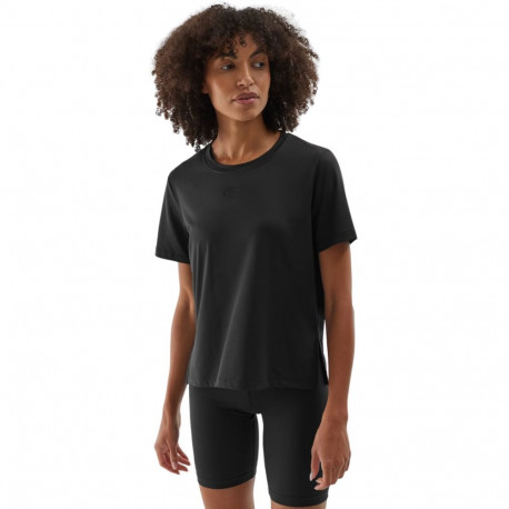 Koszulka damska 4F F1012 głęboka czerń 4FWAW24TFTSF1012 20S M