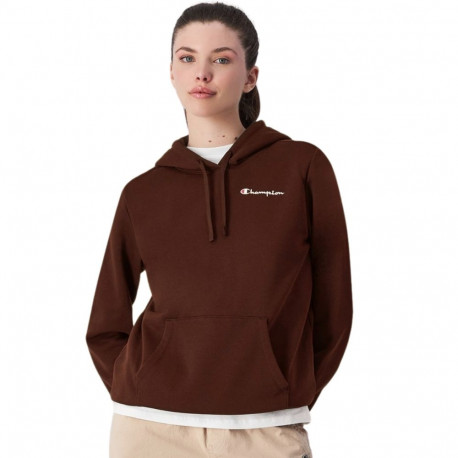Bluza damska Champion Hooded brązowa 117530 MS524 XL