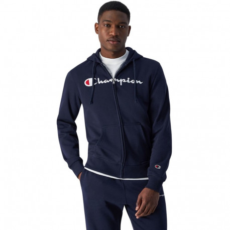 Champion meeste pusa Full Zip Hoodie 220255 BS501 L, tumesinine