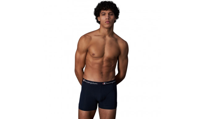 Bokserki męskie Champion 2 szt. czarne, niebieskie U20001 BS036 XL