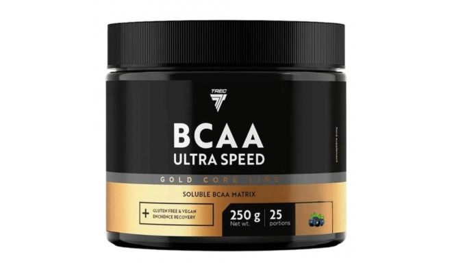 Aminohape TREC GOLD CORE LINE BCAA ULTRA SPEED BLACKCURR 250 g