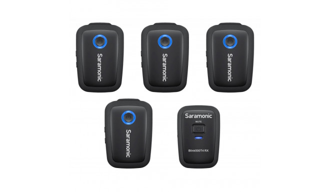 Saramonic Blink500 T4 wireless audio transmission kit (RX + TX + TX + TX + TX)