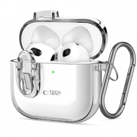 TECH-PROTECT SLIM HOOK APPLE AIRPODS 4 / 5 CLEAR