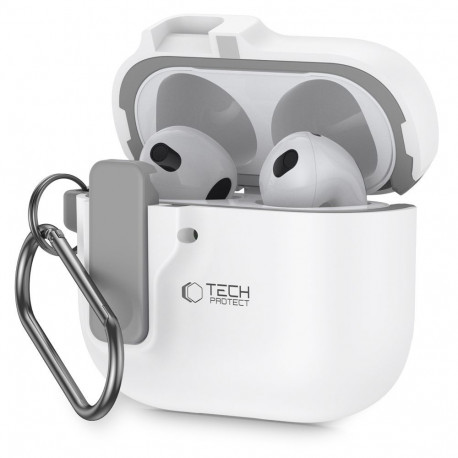 TECH-PROTECT SLIM HOOK APPLE AIRPODS 4 / 5 WHITE