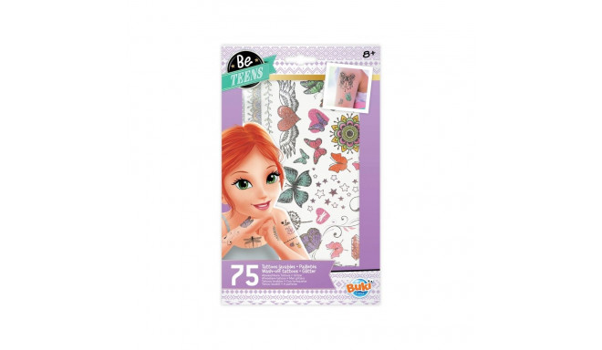 75 wash-off tattoos - Glitter, Buki