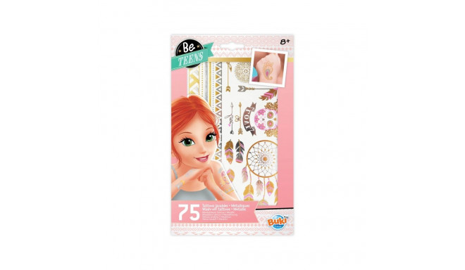 75 wash-off tattoos - Metalic, Buki