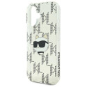 Karl Lagerfeld case for iPhone 16 6,1" KLHCP16SHKLPCHT transparent Hard IML Choupette Head Electropl