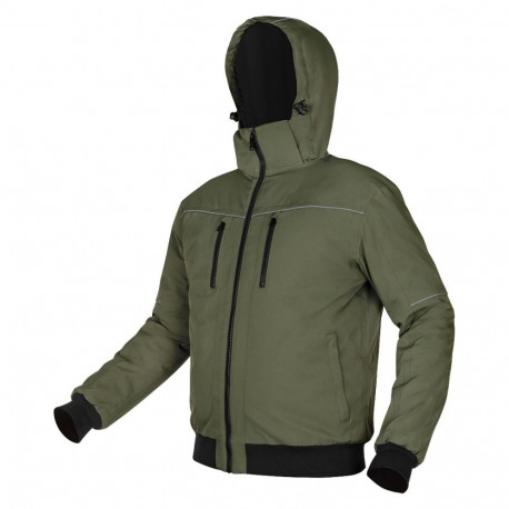 OUTDOOR kapuutsiga soojustatud jope, suurus M, roheline