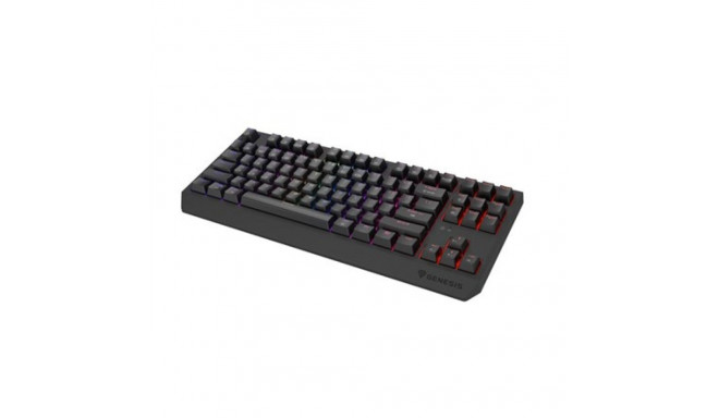 GENESIS Thor 230 TKL klaviatuur mängimine USB + RF juhtmevaba + Bluetooth QWERTY must