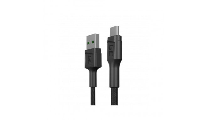 Green Cell KABGC23 USB kaabel USB 2.0 0.3 m USB A Micro-USB B must