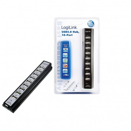 LogiLink liidesekeskus UA0096 480 Mbit/s, must