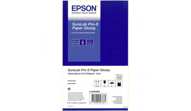 1x2 Epson SureLab Pro-S Paper Glossy 102 mm x 65 m 254 g BP