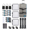 NANLITE PAVOSLIM 60B LED PANEL  3-LIGHT KIT WITH STAND