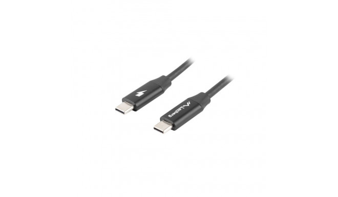 USB-C M/M 2.0 CABLE 1.8M QUICK CHARGE 4.0 BLACK LANBERG