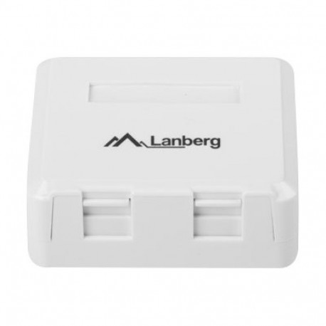LANBERG OK1-0002-W Lanberg Surface-mount box for keystone 2 port