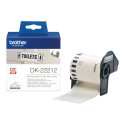 BROTHER DK22212 Endlosetiketten Film white for QL550 QL500 62mmx15.24m