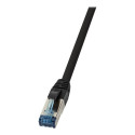 LOGILINK CQ6095S Patchcable PUR Cat.6A S/FTP black 10m