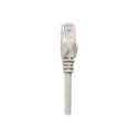 INTELLINET Network Cable Cat5e U/UTP 1.0m 3ft. Gray RJ-45 Male / RJ-45 Male Snagless Gold-plated con